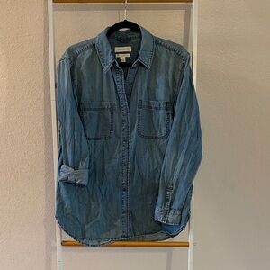 Treasure & Bond Denim Boyfriend Shirt